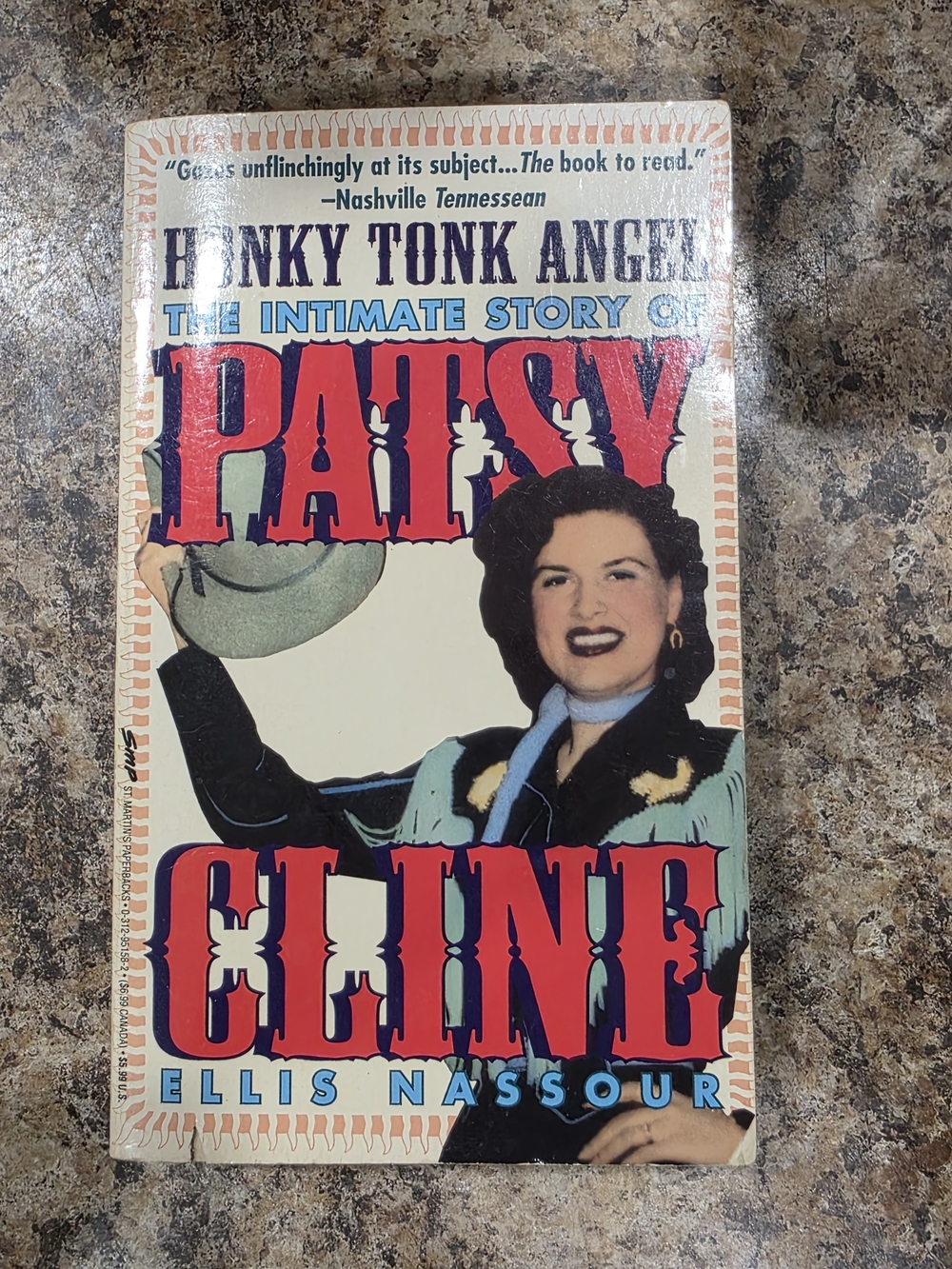 Patsy Cline Intimate Story Paperback - Classic Red & Blue Cover